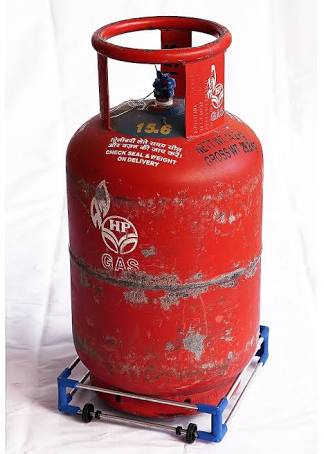 Gas Cylinder is Red
