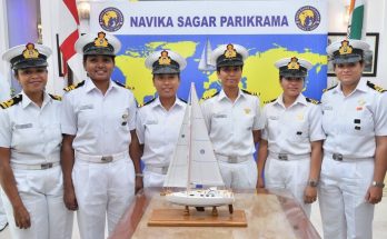First-Ever Indian Circumnavigation of the Globe by Proud Women Naval Officers-Navika Sagar Parikrama