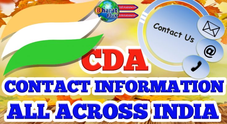CDA CONTACT INFORMATION ALL ACROSS INDIA