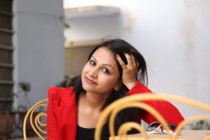 aanchal in red