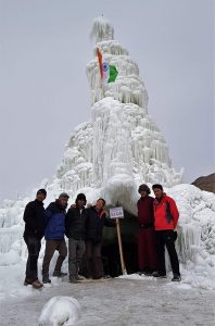 ice stupa sonam wangadu