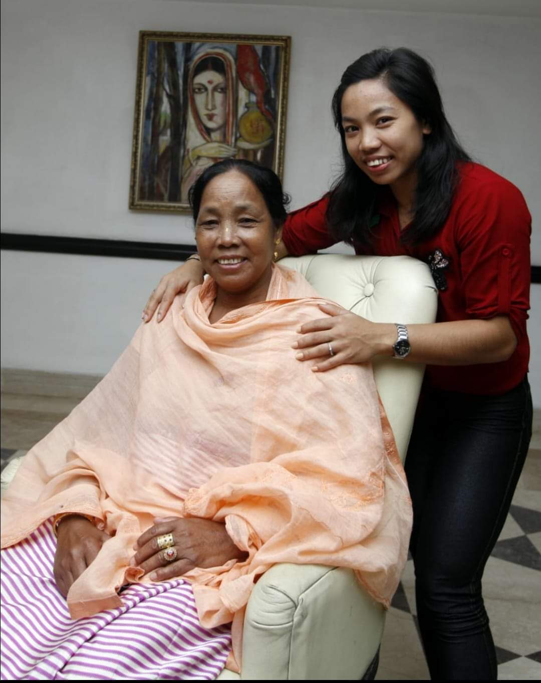 Mira bai chanu mother