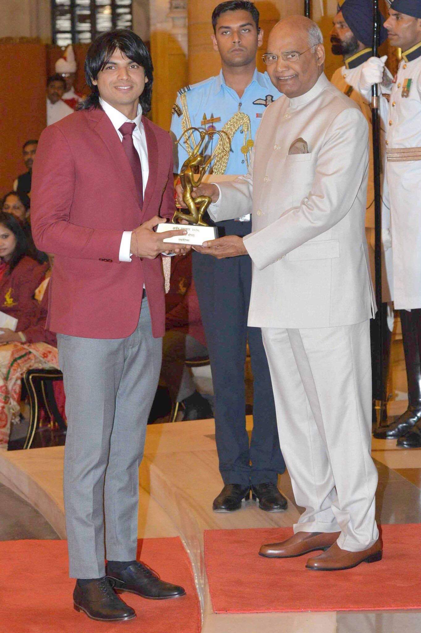 Arjun award Neeraj Chopra